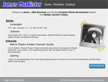 Tablet Screenshot of james-mcalister.com